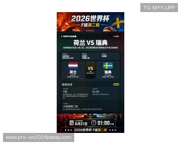 2026年世界杯荷兰VS瑞典比赛官方直播平台推荐及观看方法详解
